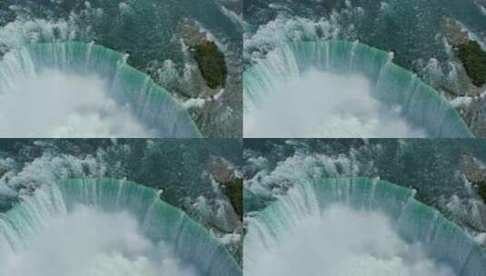 俯瞰尼亚加拉瀑布-01高清在线视频素材下载
