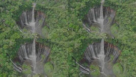 Tumpak SeWu，无人机，印度尼西高清在线视频素材下载