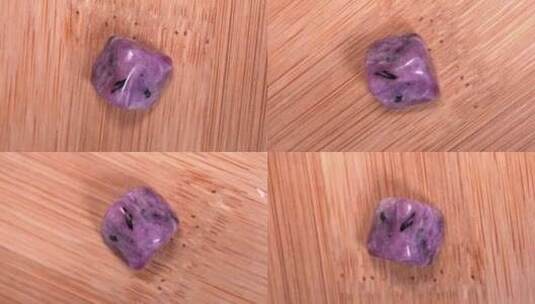 紫龙晶矿石高清在线视频素材下载
