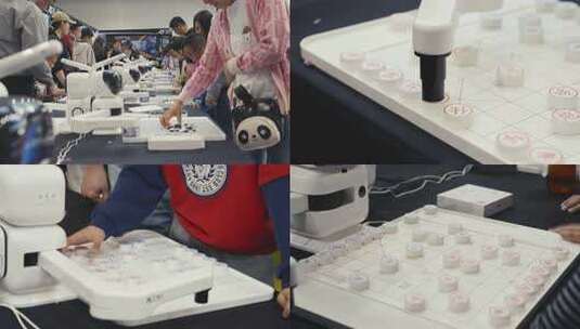 机器人象棋比赛AI竞赛高清在线视频素材下载