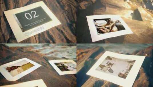 复古风爱情照片摄影师作品回忆展示AE模板高清AE视频素材下载