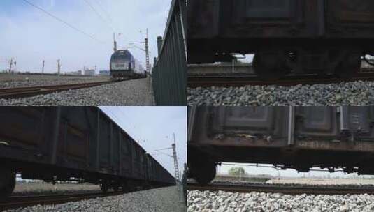 行驶中的火车高清在线视频素材下载