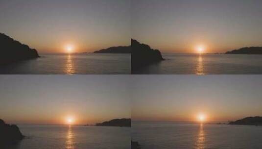 太阳升起海平面高清在线视频素材下载