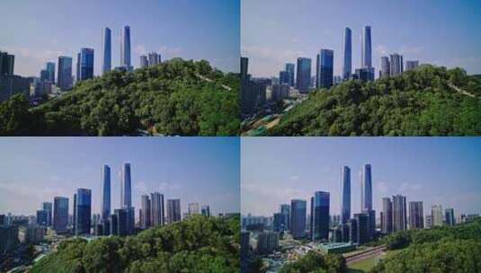 深圳市龙岗区城市风光高清在线视频素材下载