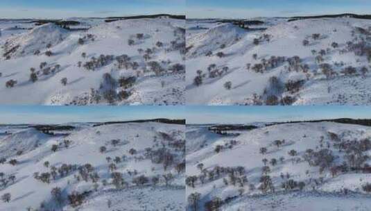唯美雪原美景 高清在线视频素材下载