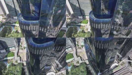 香港城市建筑鸟瞰高清在线视频素材下载