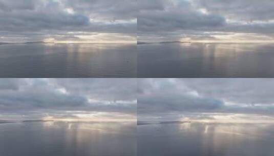 海面清晨日出风光高清在线视频素材下载