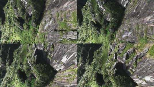 悬崖峭壁大好河山高清在线视频素材下载