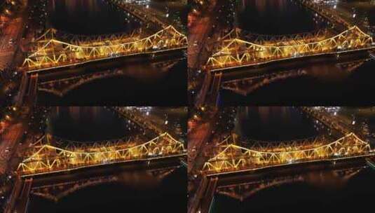 天津夜景城市风光高清在线视频素材下载