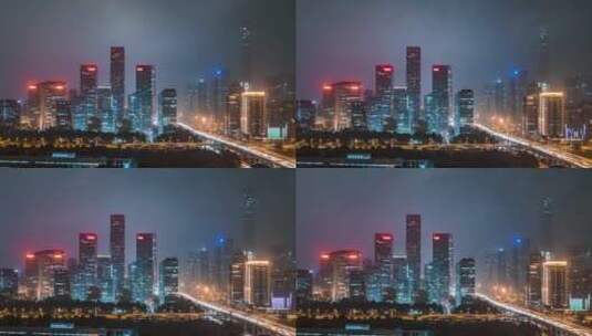 北京_国贸_建外SOHO_中国尊4K高清在线视频素材下载