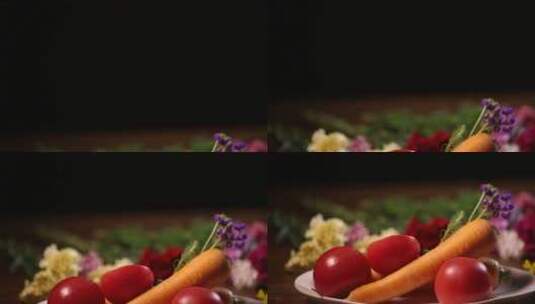 番茄西红柿蔬菜美食 (26)高清在线视频素材下载