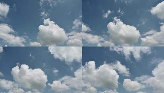 延时拍摄天空中的云高清在线视频素材下载