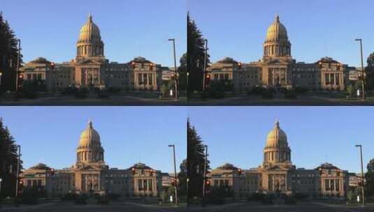欧式城市建筑景观高清在线视频素材下载