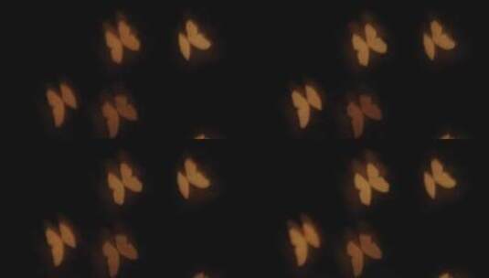 蝴蝶形状的模糊散景高清在线视频素材下载