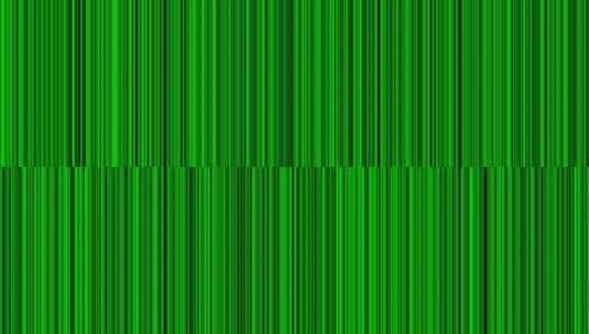 黑色和绿色垂直线振荡的循环动画高清在线视频素材下载