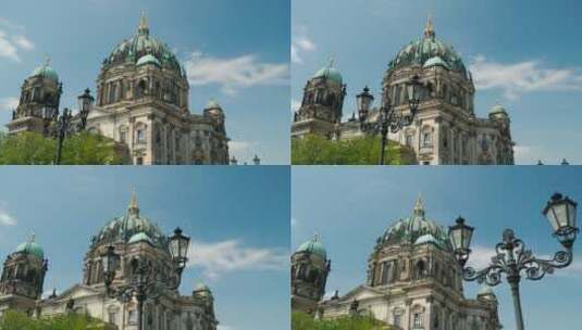 柏林的大教堂高清在线视频素材下载