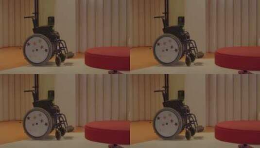 儿童病房里的轮椅高清在线视频素材下载