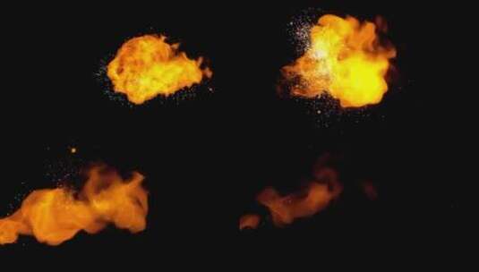 火焰烟雾粒子魔法特效背景元素 (30)高清在线视频素材下载