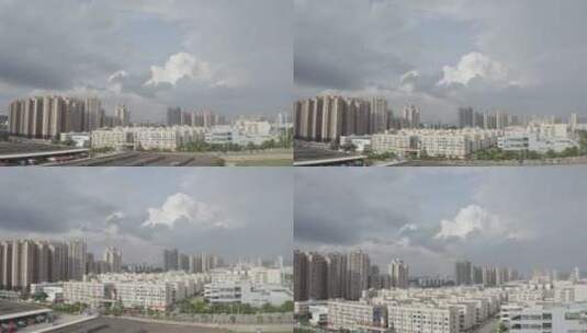 广西南宁江南经济开发区航拍高清在线视频素材下载