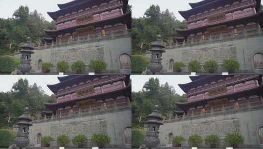 杭州西湖景区净慈寺禅院高清在线视频素材下载