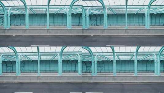 深圳高架透明观光隧道高清在线视频素材下载
