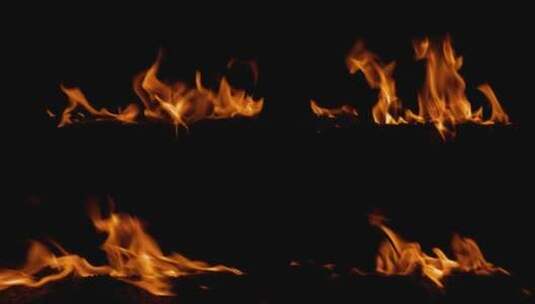 大火 火灾 着火 火焰 火元素 火焰蔓延高清在线视频素材下载