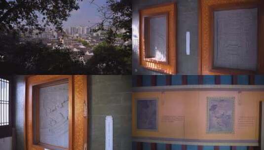 杭州吴山景区伍公庙建筑4K视频素材高清在线视频素材下载