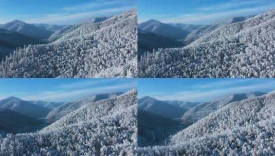 山上的冬天冬天冬季冰冻雪花高清在线视频素材下载