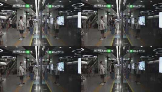 地铁月台高清在线视频素材下载