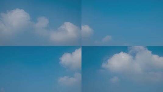 4K蓝天白云延时空镜高清在线视频素材下载