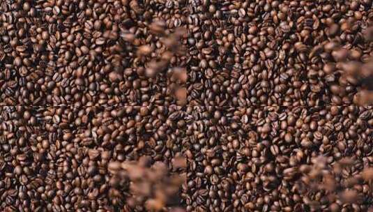 坠落的咖啡豆原料上好的高清在线视频素材下载