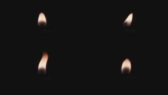 4K实拍燃烧蜡烛竖屏火焰烛光视频素材高清在线视频素材下载