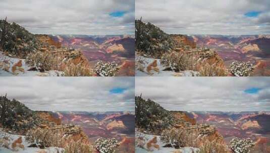 大峡谷移动延时摄影高清在线视频素材下载