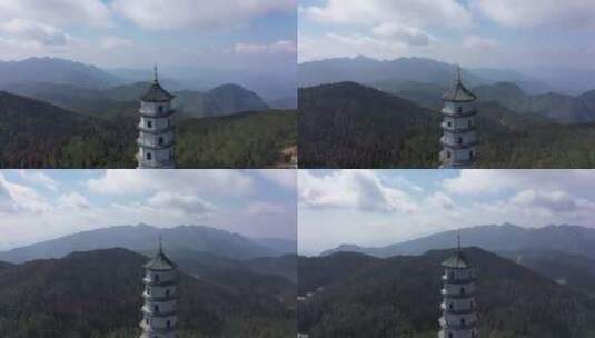 江西宜春明月山 旅游爬山 航拍 大自然素材高清在线视频素材下载