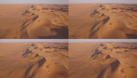 无尽的沙漠和沙丘高清在线视频素材下载