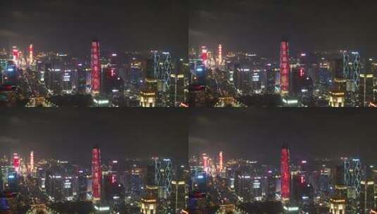 深圳平安金融中心城市夜景宣传片高清在线视频素材下载