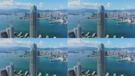 香港国际金融中心高清在线视频素材下载