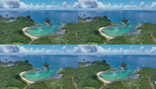 Paradisisac Fernando de Noronha Archiepago在巴西伯南布哥州。高清在线视频素材下载