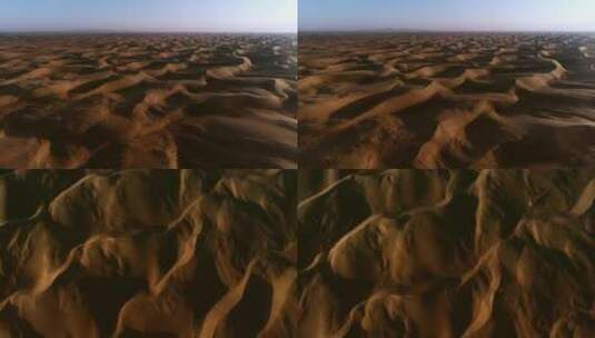 航拍沙漠、沙丘、巴丹吉林沙漠、腾格里沙漠高清在线视频素材下载