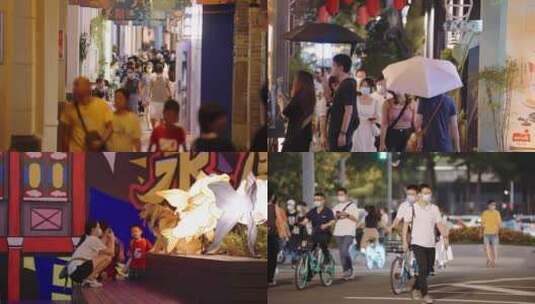 广州人民生活琐碎人文街拍高清在线视频素材下载