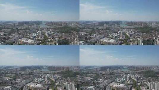 浙江绍兴城市建设航拍高清在线视频素材下载
