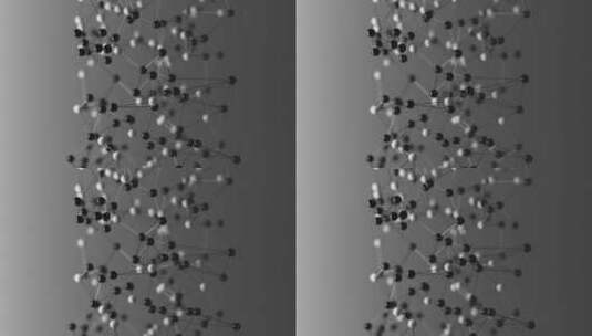 空间网格几何图形的3D动画。高清在线视频素材下载