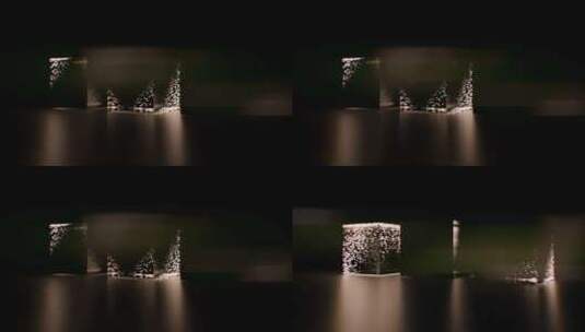 立方体，发光，三，阴影高清在线视频素材下载