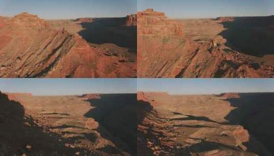 航拍布朗亚利桑那巴特沙漠高清在线视频素材下载