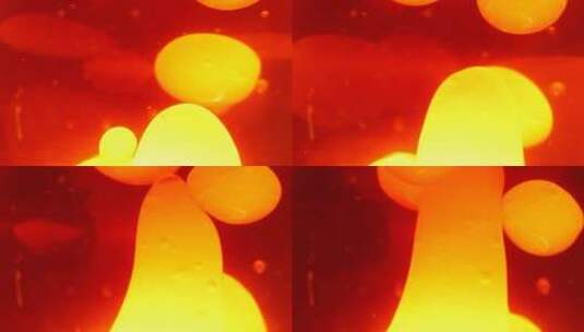 熔岩灯的特写镜头高清在线视频素材下载