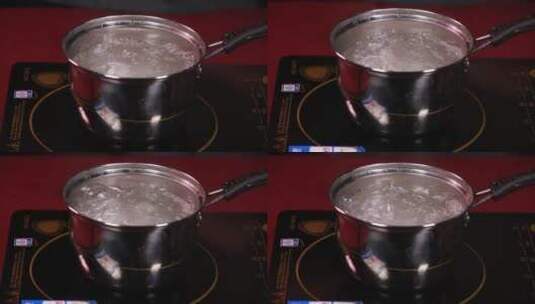 沸水煮汤圆高清在线视频素材下载