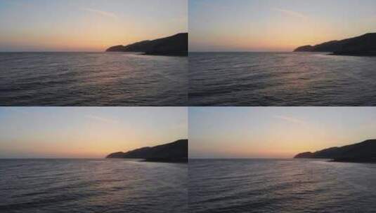 日落时分的海洋美景高清在线视频素材下载