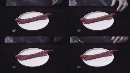 四川特产腊肠香肠高清在线视频素材下载