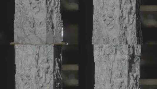 玉雕素活旋转拍摄LOG高清在线视频素材下载