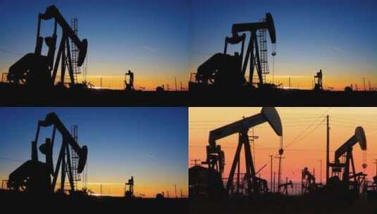 石油开采  石油提炼  空镜头高清在线视频素材下载